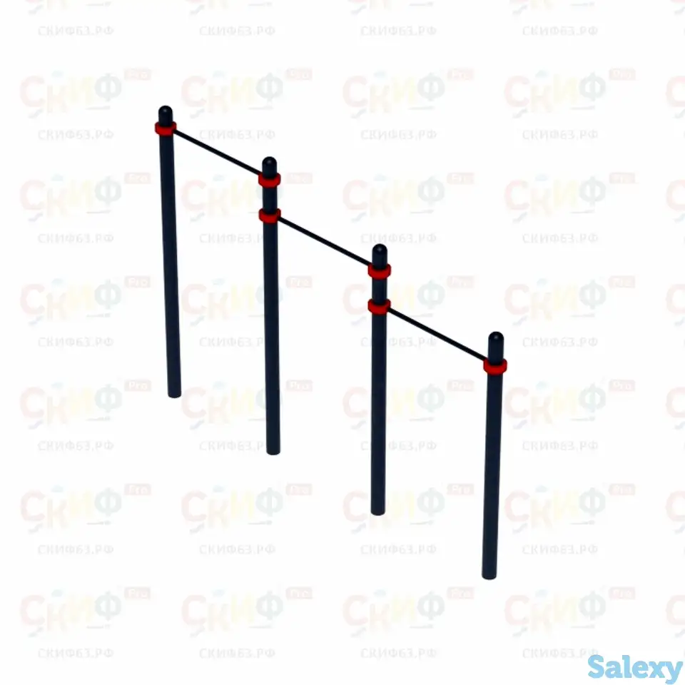 Воркаут  03 (108)  | тройной турник, фотография 1