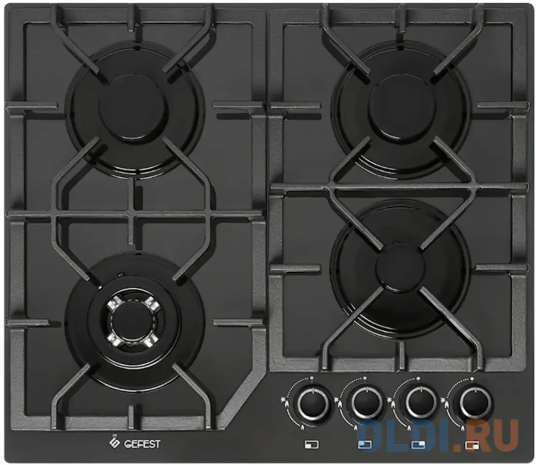 Варочная панель газовая gefest пвг 2232-01 к56 серый, фотография 1