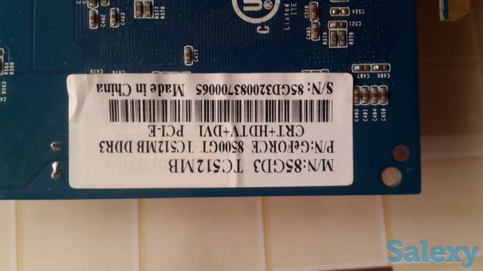 Видеокарта б/у GeForce 8500GT, 512mb, DDR-3, PCI-E (Нерабочая), фотография 4