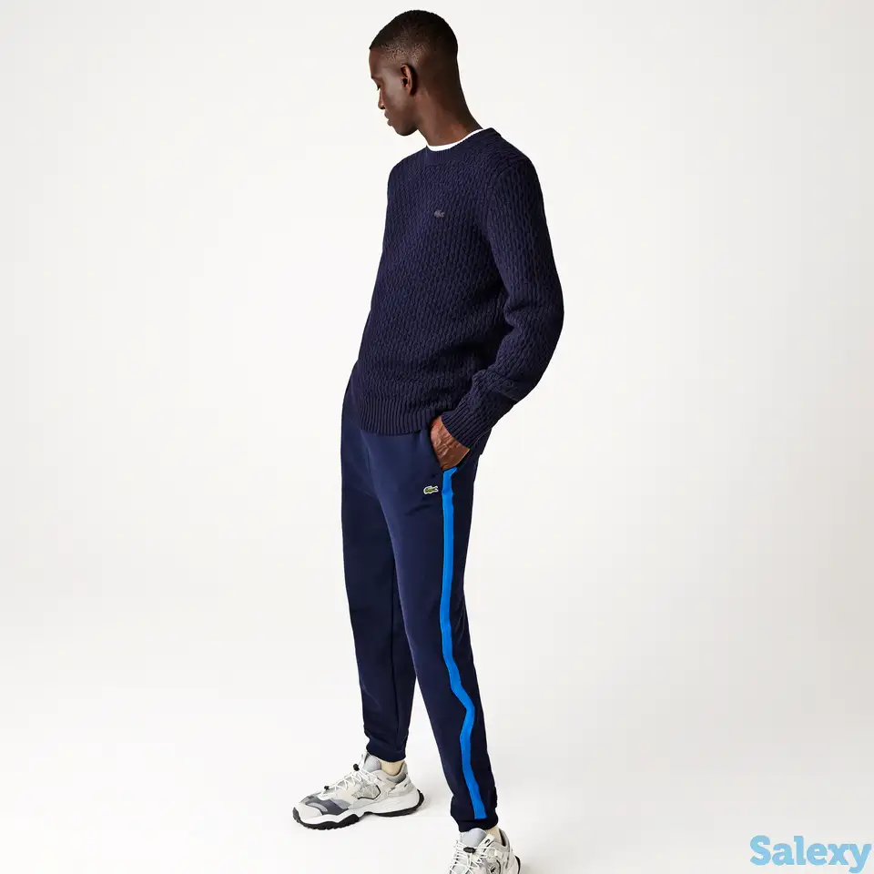 Мужской свитер lacoste из смеси шерсти и кашемира, фотография 1