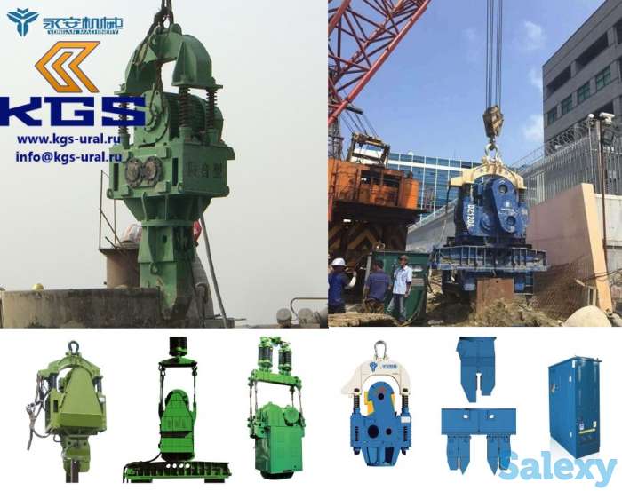 Электрический вибропогружатель DZJ-120, фотография 2