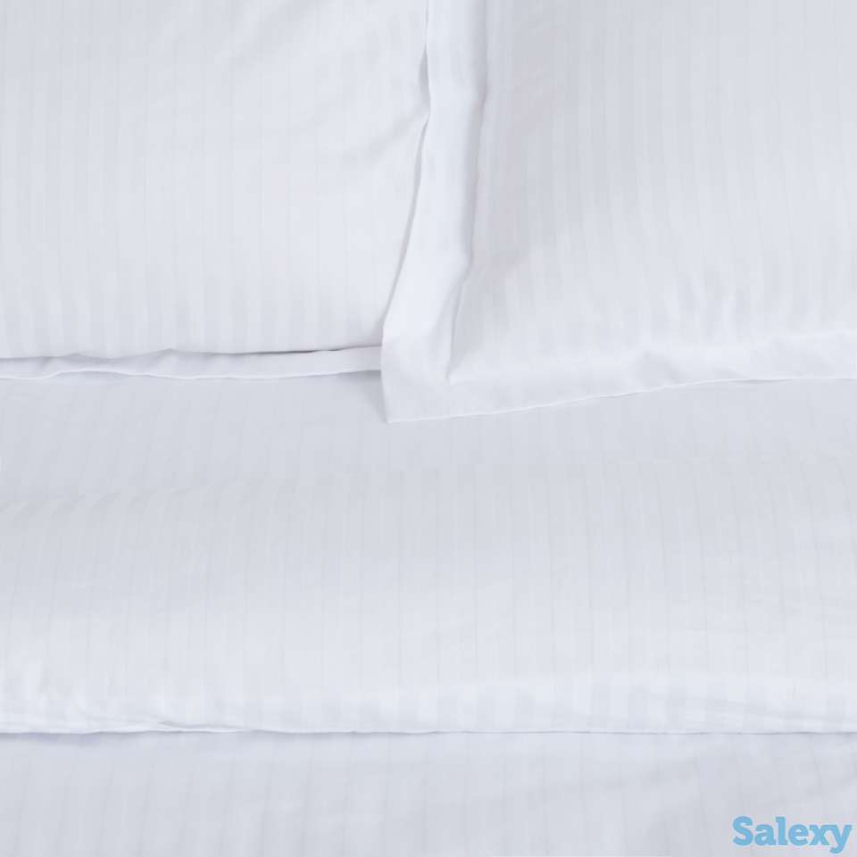 Комплект постельного белья 1,5 спл , страйп-сатин , полоска 1*1см, 115гр/м2, фотография 2