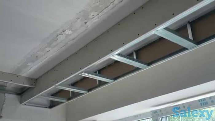 Ламинат- гипсокортон- ленолиум- декор понели- плинтус - порожки -гардины, фотография 8