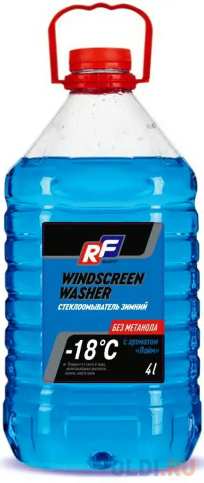15218n ruseff стеклоомыватель зимний - 18°с  (4л), фотография 1