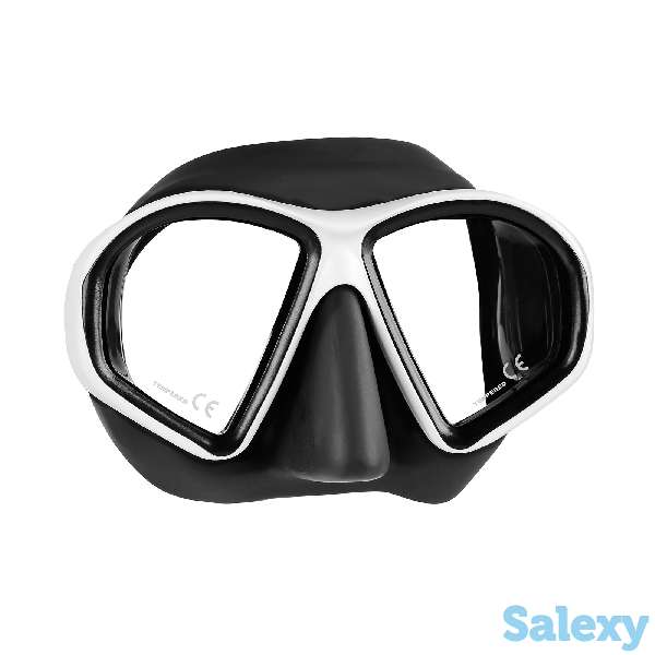 Маска для плавания mares sealhouette, для взрослых - ц.обт.черный, ц.р.бело-черный, фотография 2