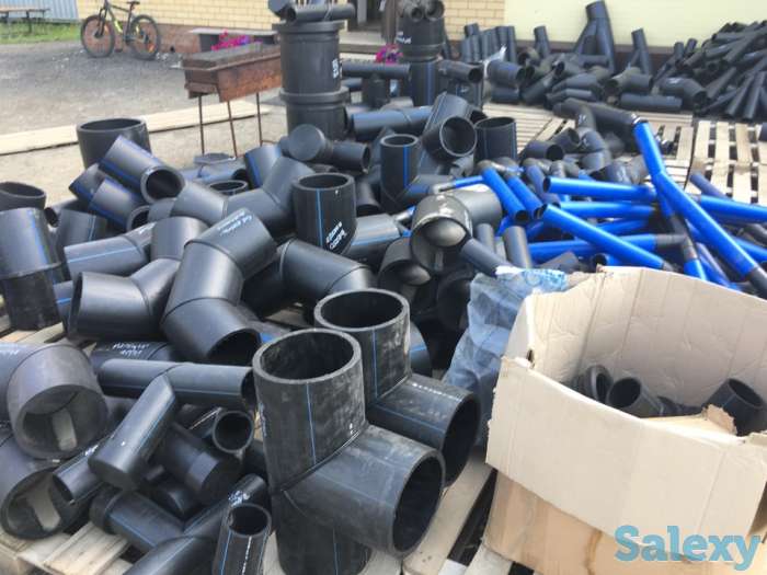 Полиэтиленовые втулки под фланец, ПЭ отводы, ПЭ тройники, ПЭ переходы, фотография 4