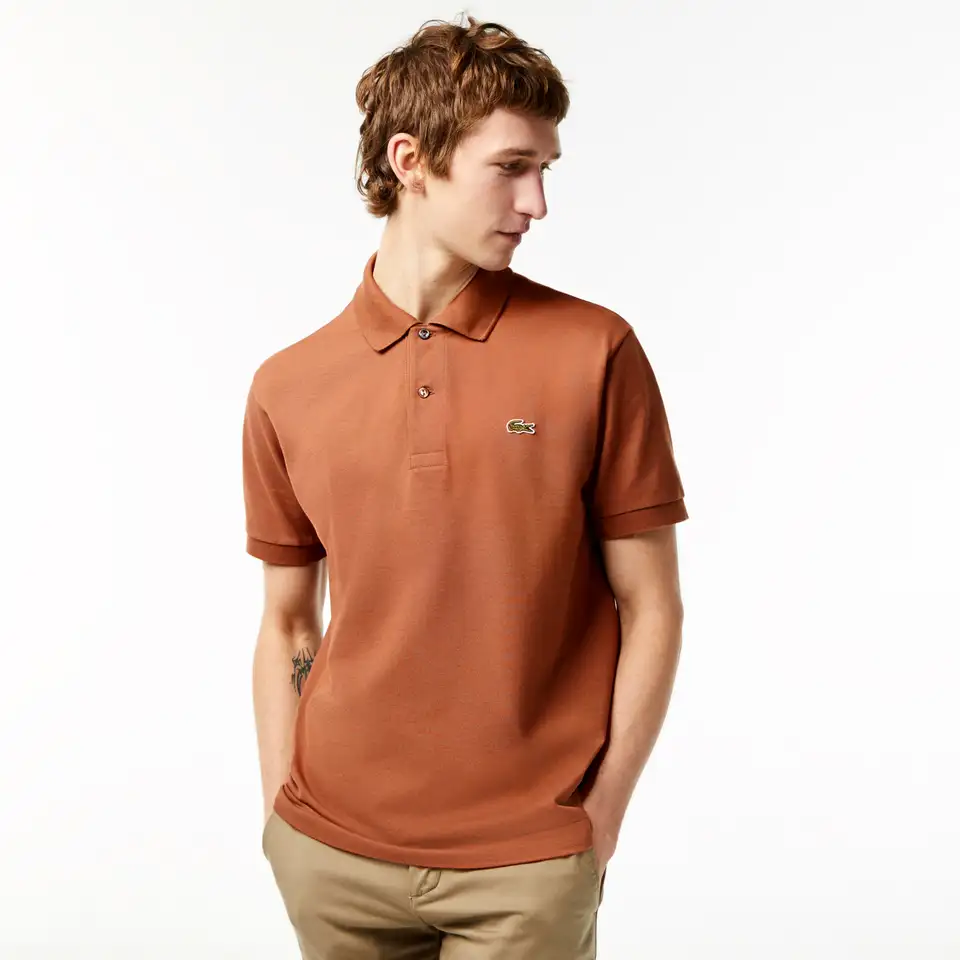 Мужское поло lacoste l1212 classic fit, фотография 1