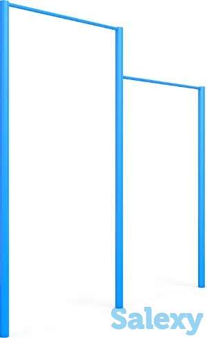 Перекладина атлетическая (турник) для улицы двухуровневый, фотография 1