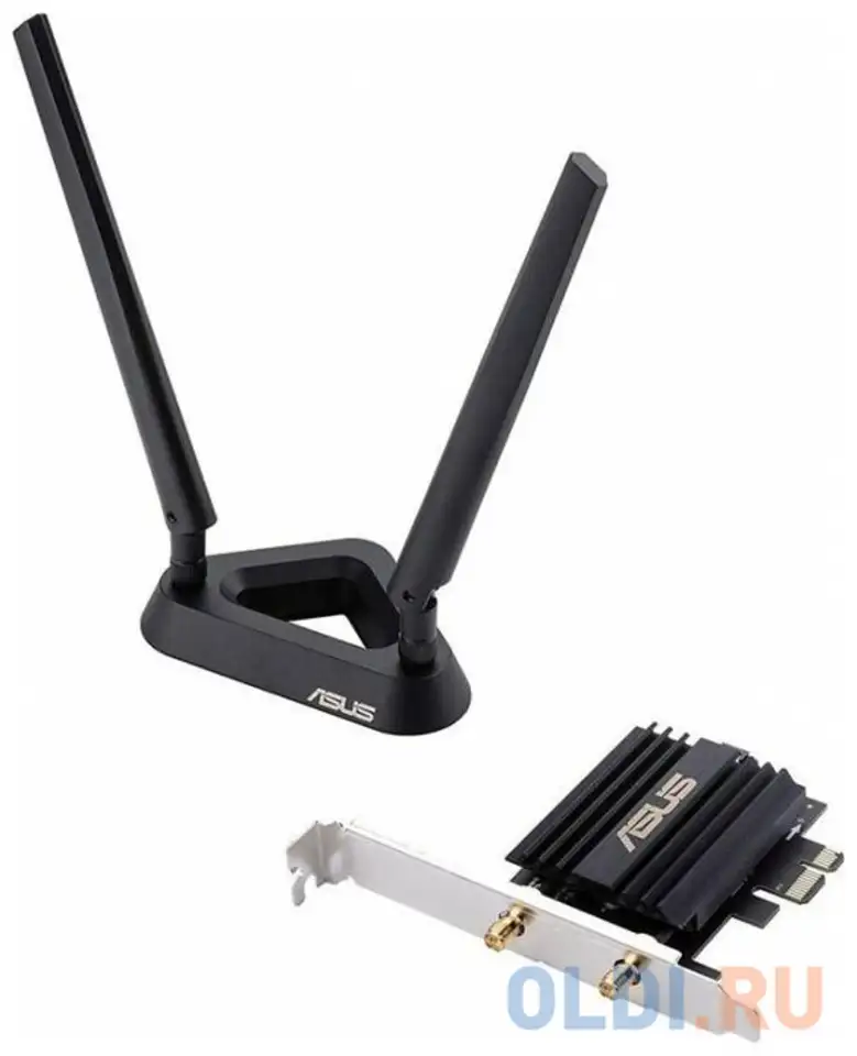 Адаптер bluetooth+wi-fi asus pce-ax58bt черный 90ig0610-mo0r00, фотография 1