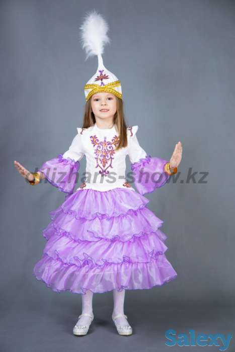 Казахские национальные платья для девочек, фотография 5