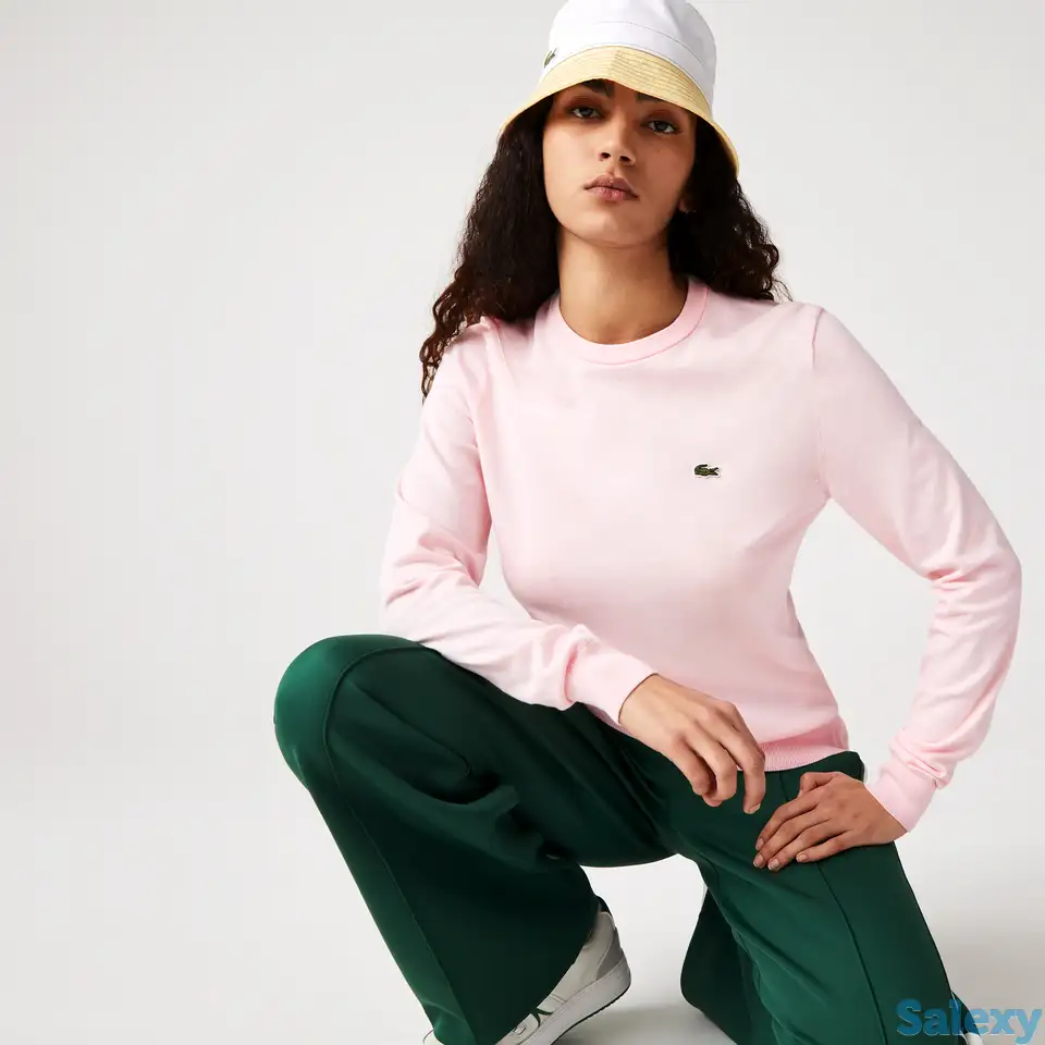 Женский свитер lacoste crew neck, фотография 1