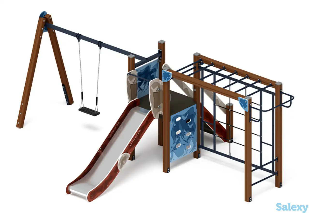 Счастливое детство (алтай) - дик 2.01.02-04 - игровой комплекс h=1200, фотография 1