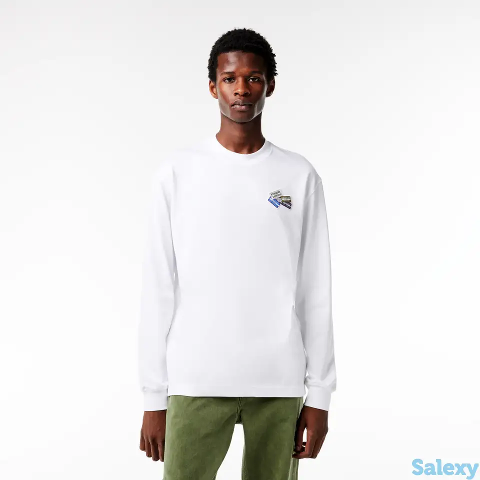 Мужская футболка lacoste с длинными рукавами, фотография 1