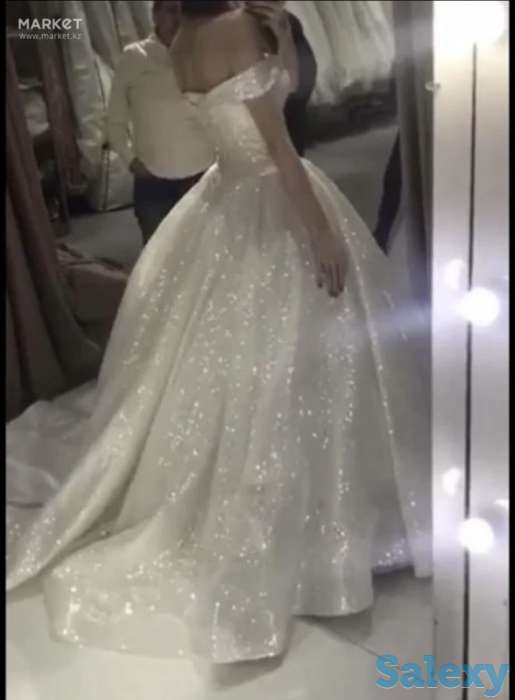Продам свадебное платье новое. Сверкает как звёзды!, фотография 1