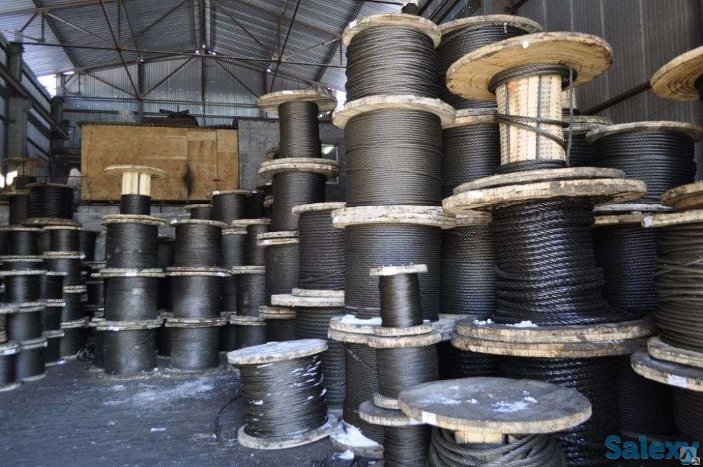 Канат стальной в бухтах и отрезной, фотография 1