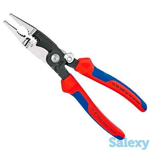 Электромонтажные плоскогубцы 6 в 1 knipex kn-1392200, фотография 3