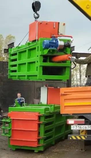 Прессы пакетировочные гидравлические для макулатуры и пластика, фотография 9