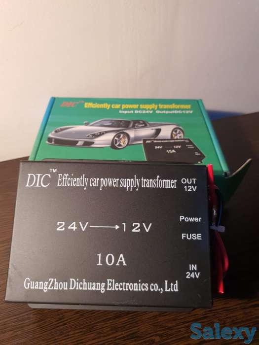 Преобразователь напряжения 10А инвертор 24->12V преобразователь авто, фотография 1