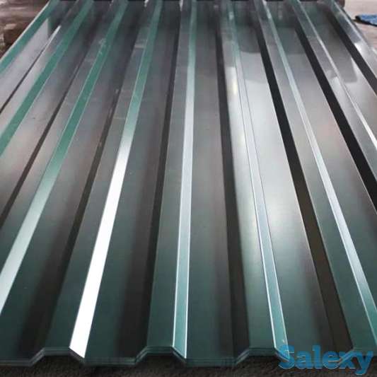 профлист, профнастил оцинкованный мп20 толщина 0.45 длина 2м для кровли, забора, фотография 1