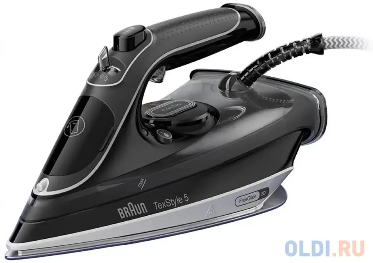 Утюг braun si5188bk 2800вт чёрный серый, фотография 1