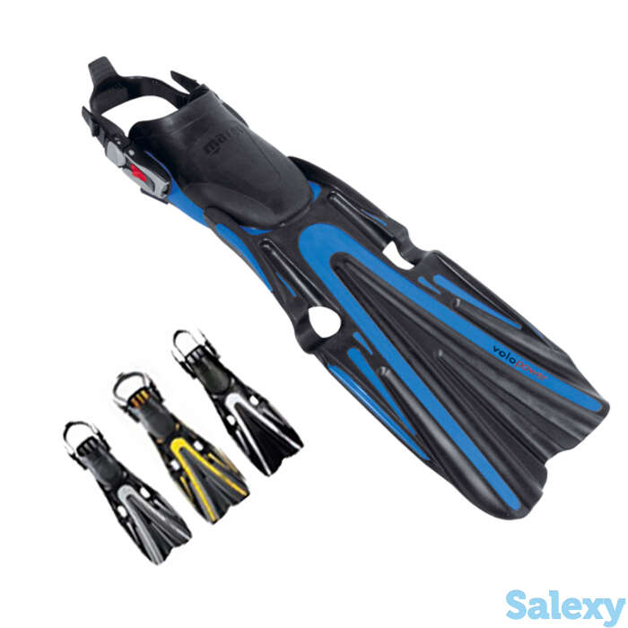 Ласты регулируемые mares volo power цвет синий, фотография 1