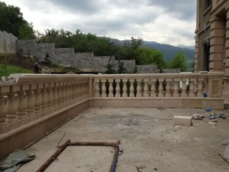 Продам каменные перила, тумбы, балюстрады на заказ. Мрамор, гранит, оникс, фотография 4