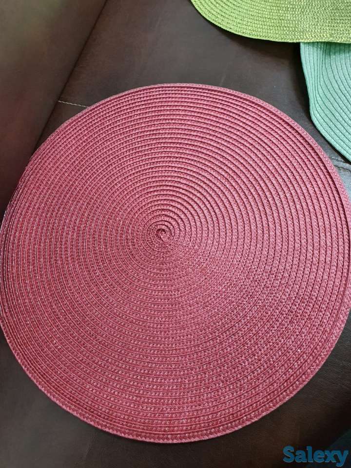 Подтарельники разных цветов, качественный материал, круглые, фотография 5