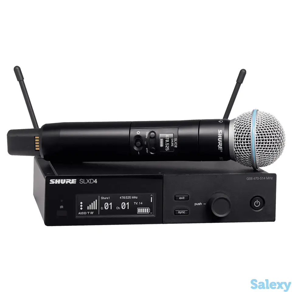 Радиосистема shure slxd24e/b58-g59, фотография 1