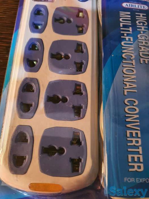 Переноска, удлинитель 3 Метра, 8 розеток под любой стандарт, фотография 3