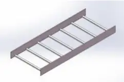 Линия для производства поперечины для лестничных лотков 3015, фотография 2