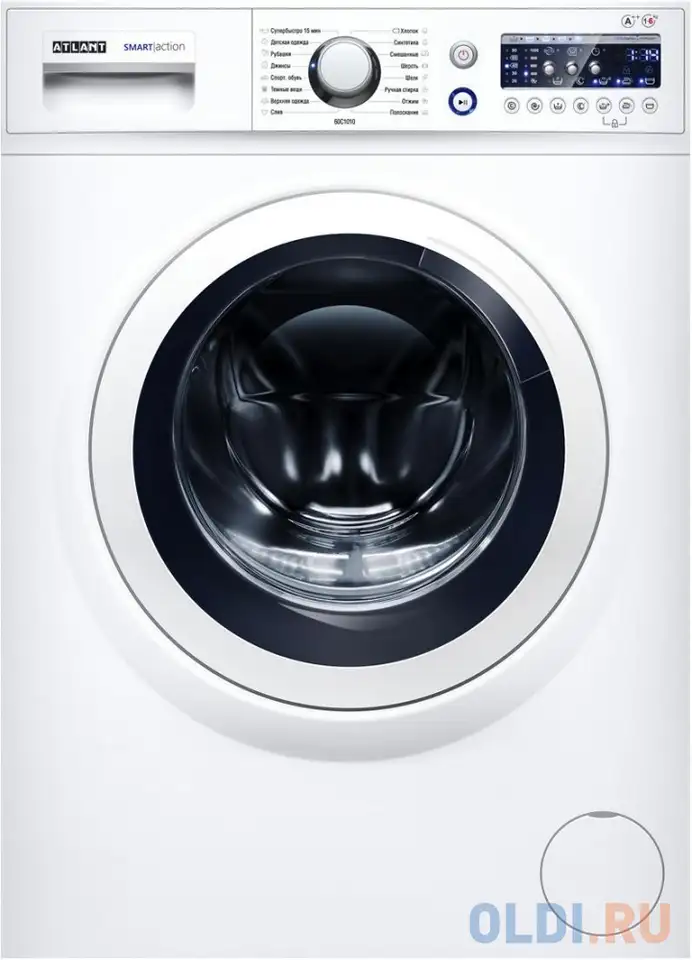 Стиральная машина атлант 60с1010-00 белый, фотография 1