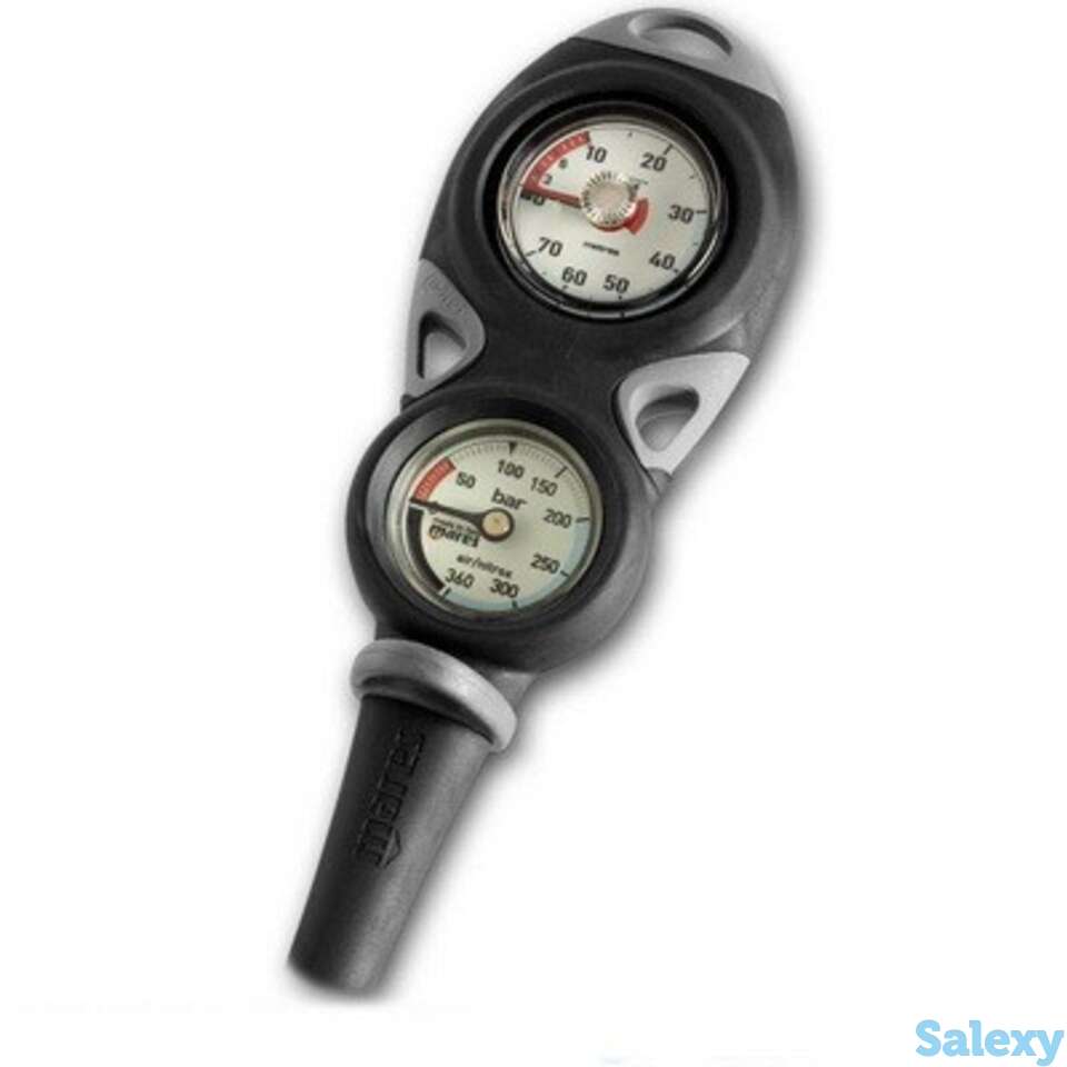 Консоль 2-х приборная mares mission 2 (манометр+глубиномер), фотография 1