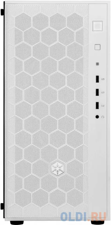 Корпус atx silverstone fara r1 v2 без бп белый, фотография 1