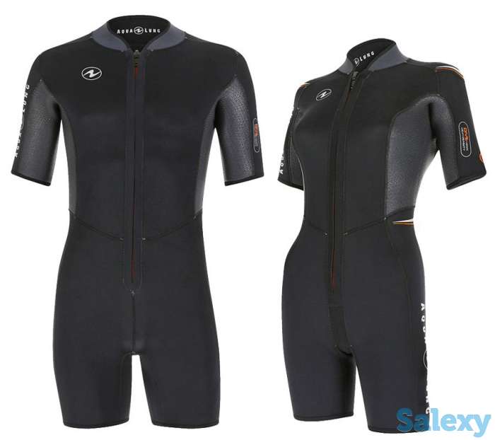 Гидрокостюм dive 2017, шорти 4 мм, передняя молния, жен,, фотография 1