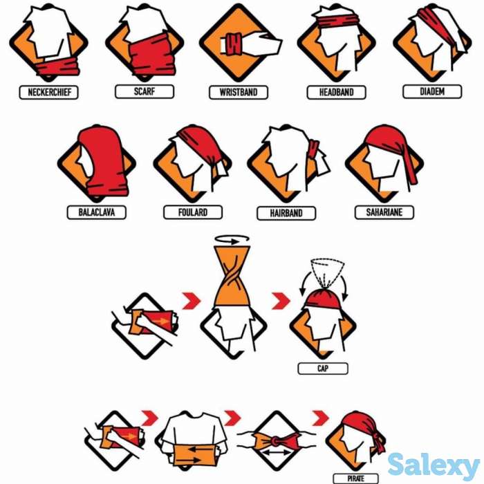 Бандана buff original   new fire east, фотография 2