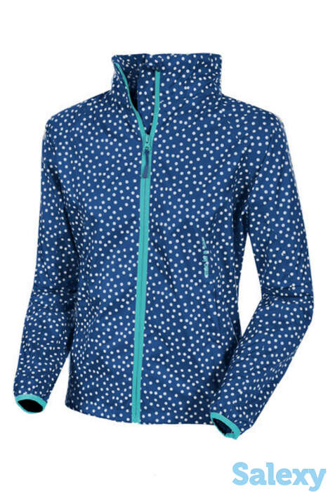 Ветровка женская непромокаемая мембранная  mac in a sac elle т.синяя в горошек, фотография 1