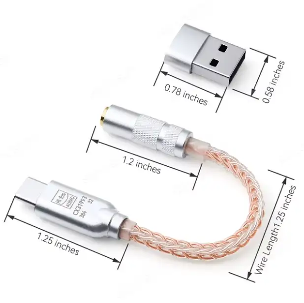 ЦАП Усилитель CX31993 Type-C  USB на 3,5, фотография 1