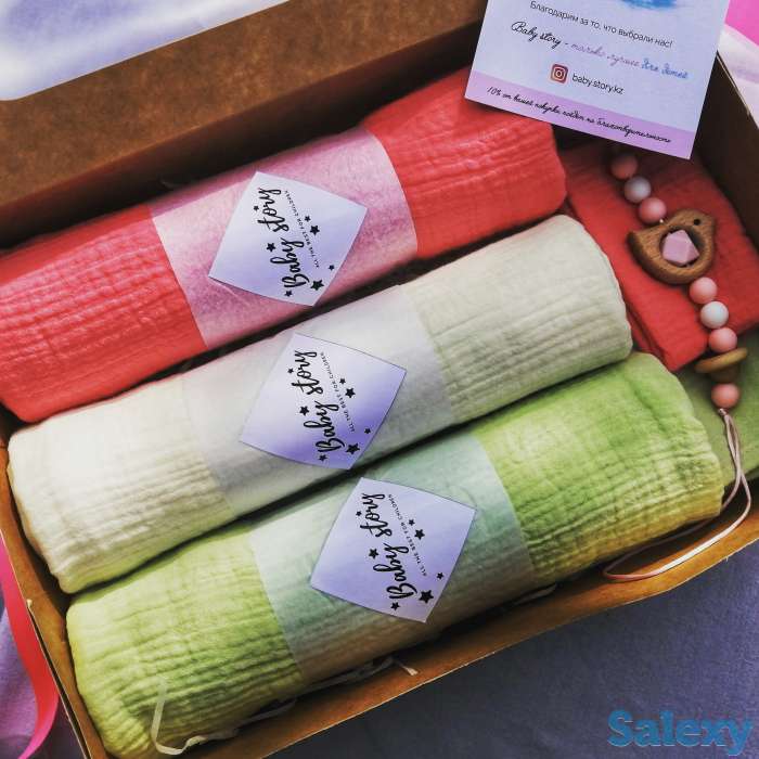 Муслиновые пеленки цена, фотография 1