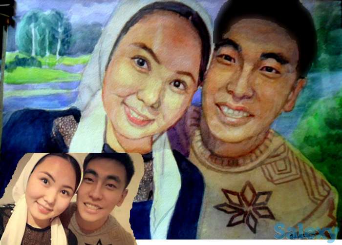 Портреты по фото ручной работы разной техники исполнения., фотография 5