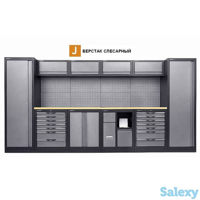 J-TYPE Верстак слесарный, общий размер: 3900*1950*500 мм, фотография 1