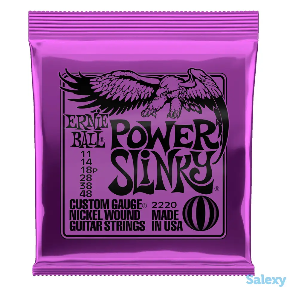 Струны для электрогитары ernie ball power slinky p02220, фотография 1