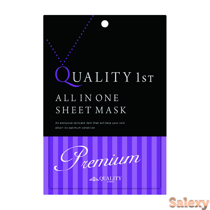 Тканевая маска Quality First All In One Sheet Mask Premium EX (3 шт.), фотография 1