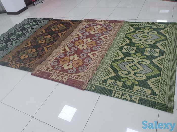 Циновка коврик для дома, ковровая дорожка маленькие зеленая 91х180, фотография 5