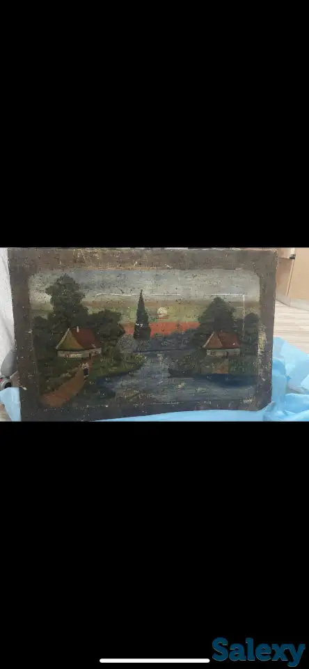 Продам старинную картину, фотография 1