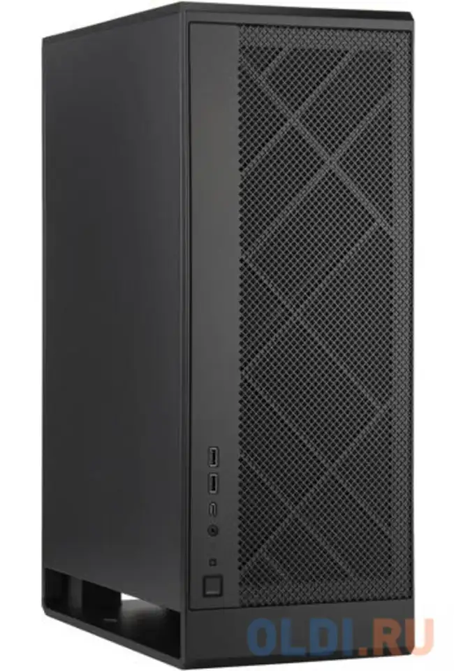 Корпус microatx silverstone sst-alg1mb без бп чёрный, фотография 1