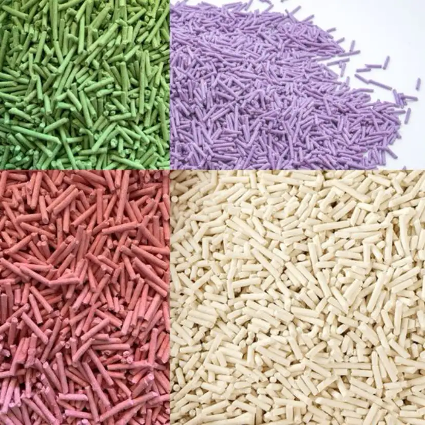 Комкующий наполнитель для кошек Тофу С Ароматами Зеленное яблоко, Вишня, Ваниль, Клубника, Нейтральный, фотография 10