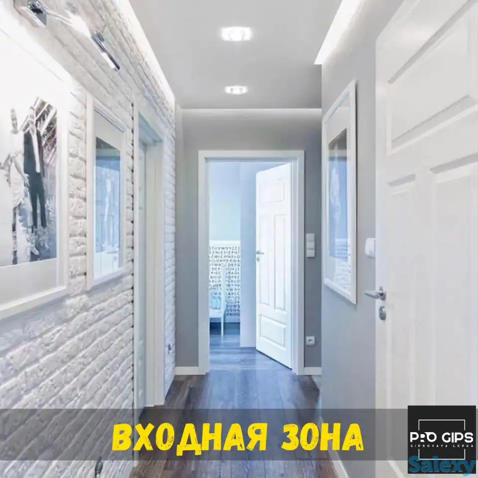 Декоративные гипсовые кирпичи с установкой, фотография 4