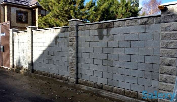 Строительство заборов из блоков, фотография 2