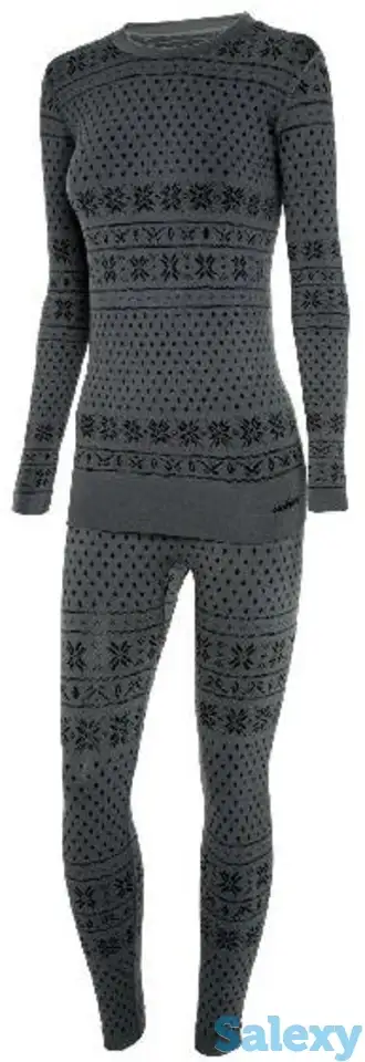 Комплект термобелья viking brita women dark/grey, фотография 1