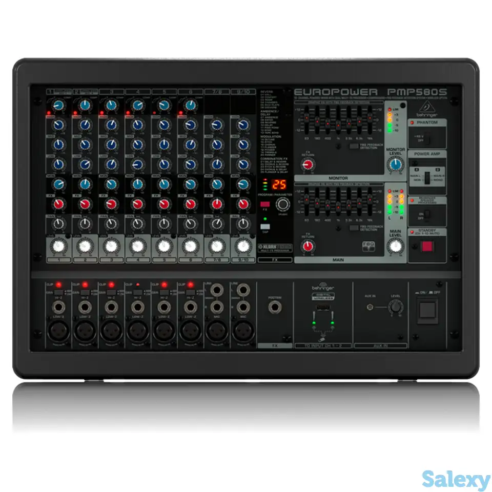 Микшерный пульт с усилением behringer pmp580s, фотография 1